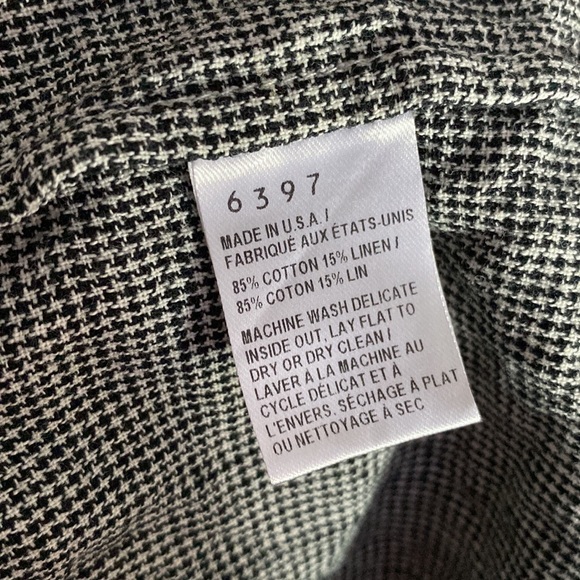 6397 Oversized Houndstooth Shirtdress - Picture 7 of 11